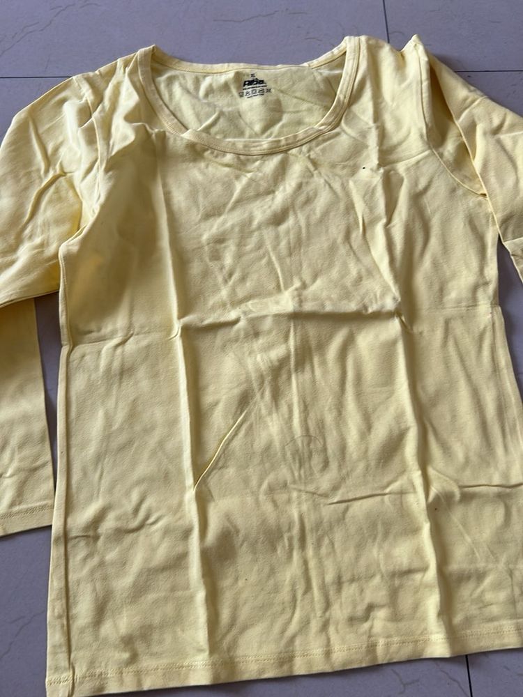 Yellow Long Sleeve Tee