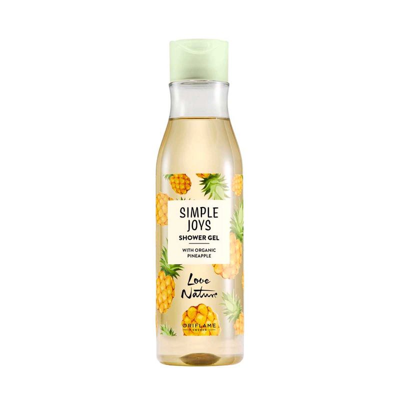 Simple Joys Shower Gel with Organic Pineapple Love