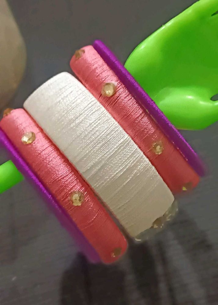 Fancy Thread Bangles. Bracelet Model Single Set
