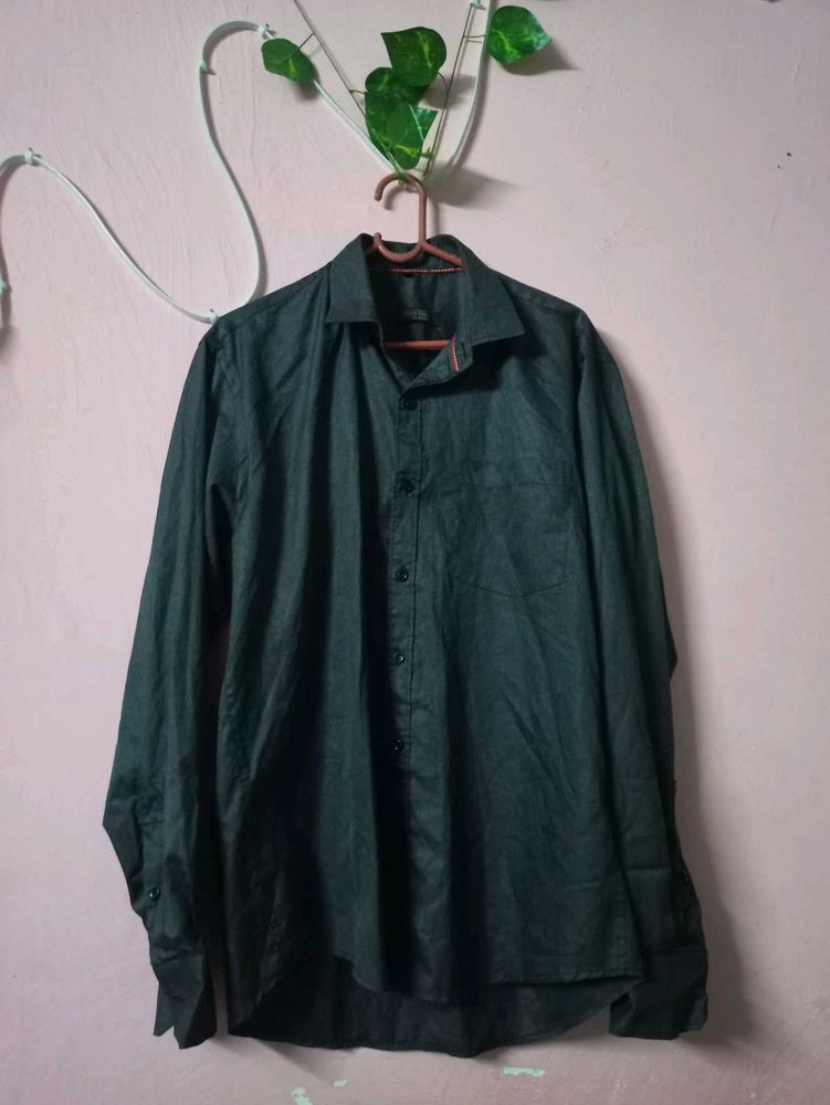 charcoal grey Long Sleeve Shirt