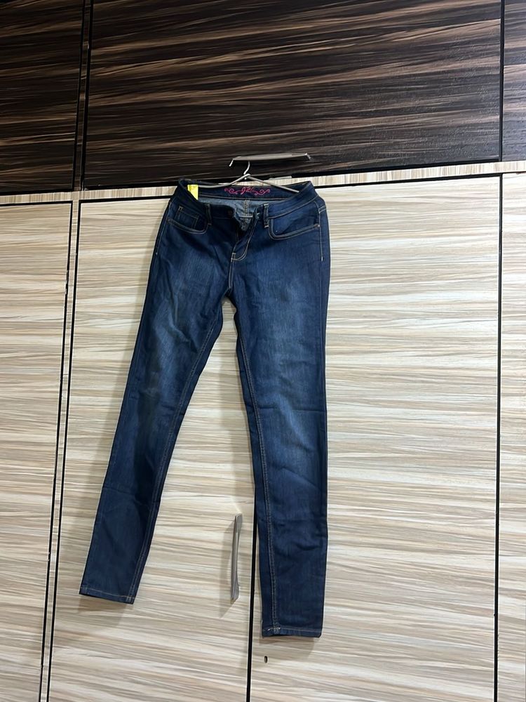 Dark Blue Denim Jeans