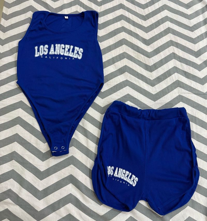 Set Of 2 Top And Shorts