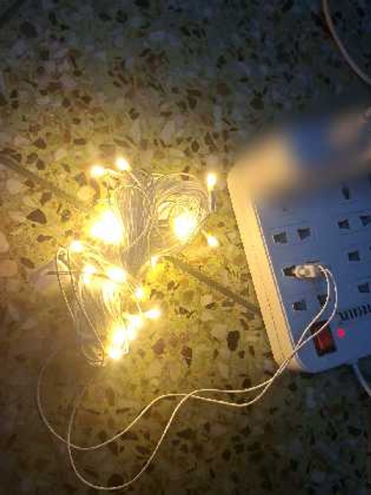2 Pices 60 Miters white led fairy Lights