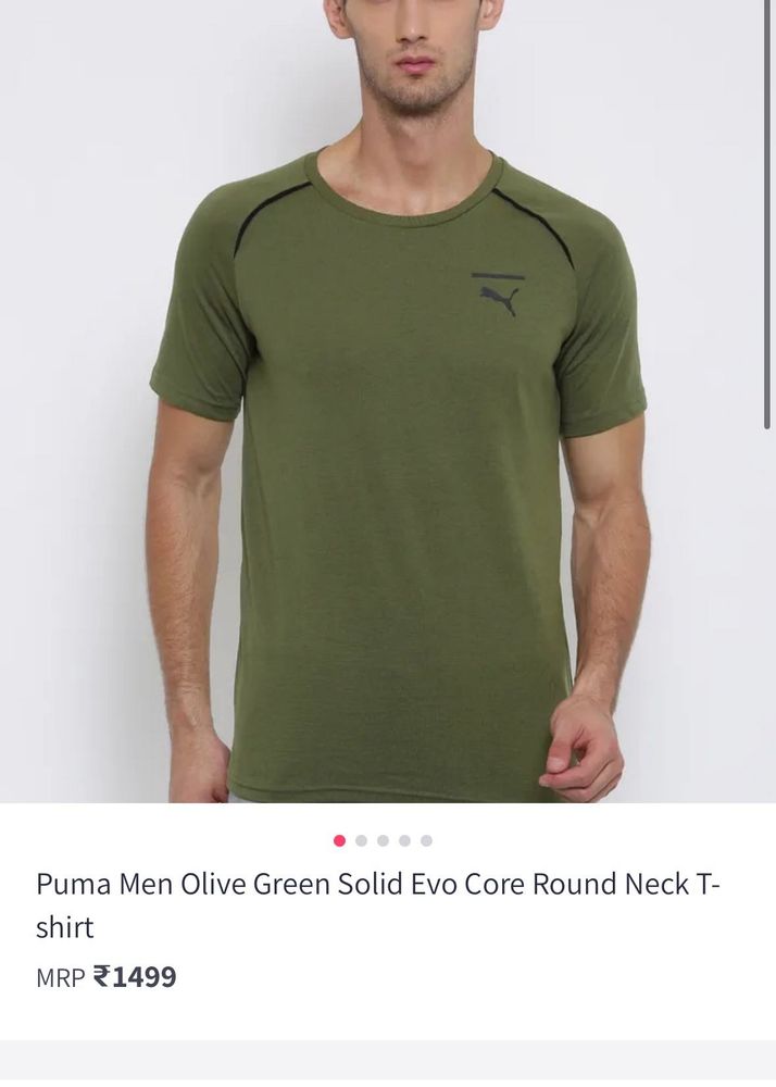 Puma Olive Green T-shirt