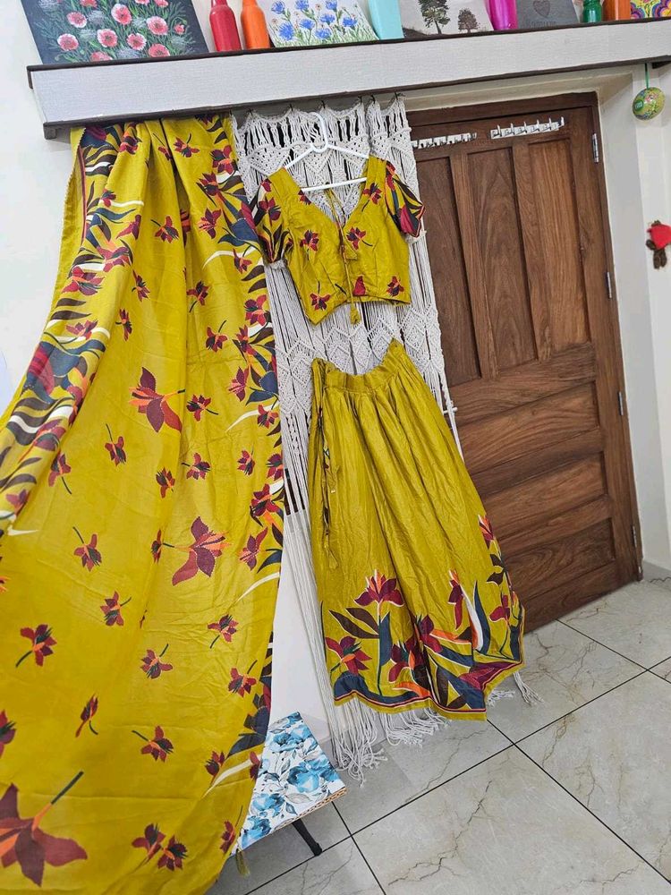 Floral Lehenga Choli Set
