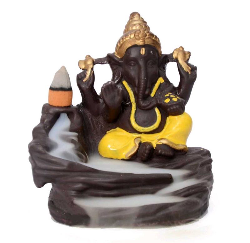 Ganesha Incense Burner Showpiece