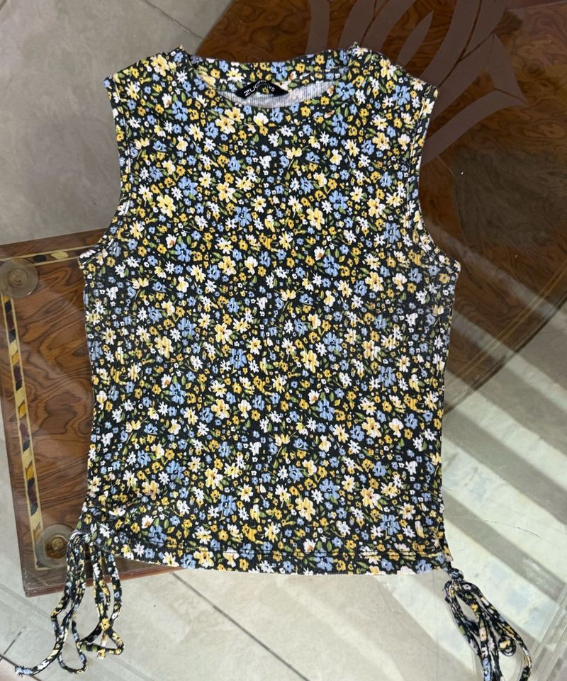 Multicolour Crop Top
