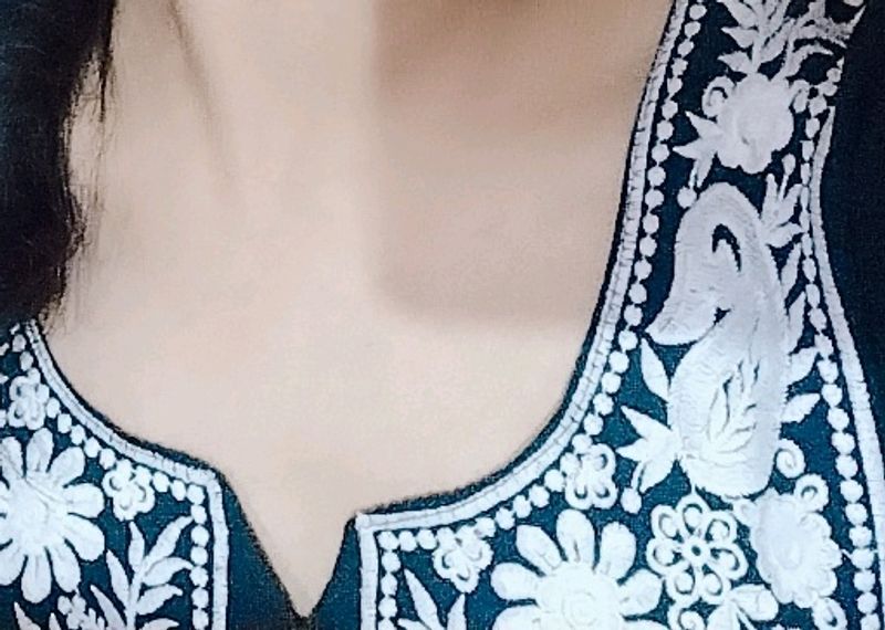 A Georgette Black Tunic