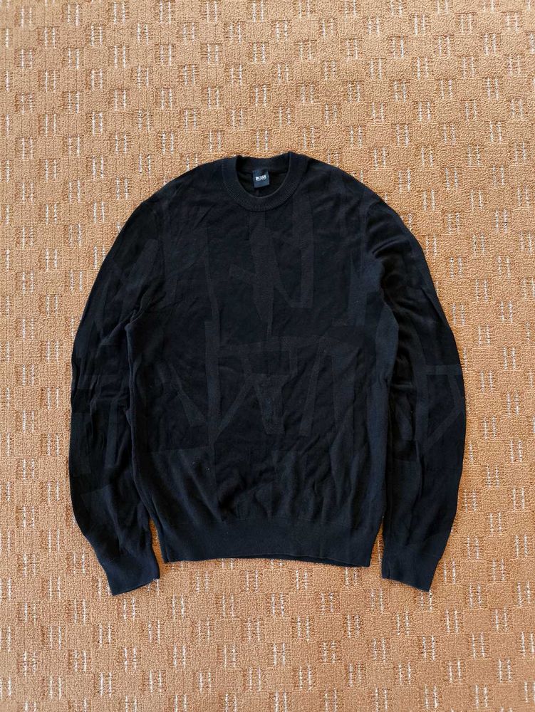 HUGO BOSS SWEATSHIRT BLACK