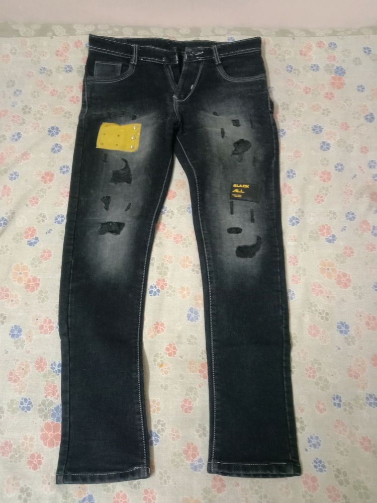Black Denim Jeans