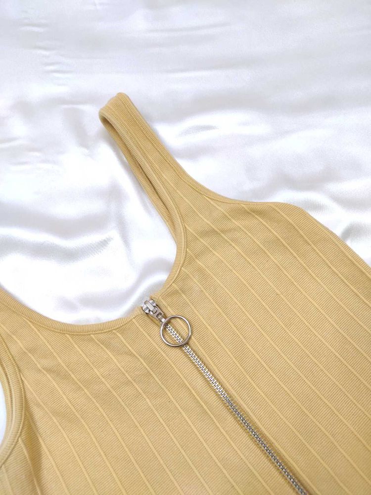 Mustard Cami Top