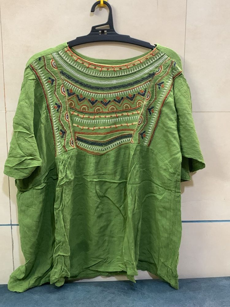 Olive Green Top