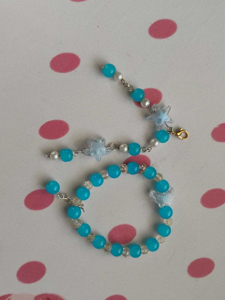 Turquoise Beaded Star Bracelet