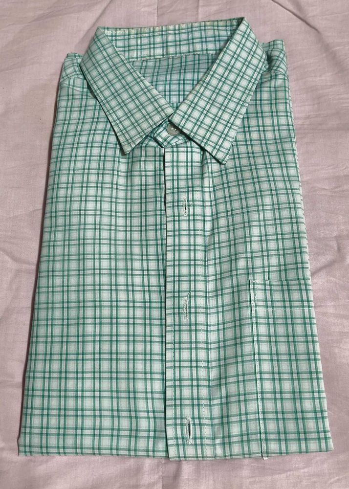 Green Checked Shirt