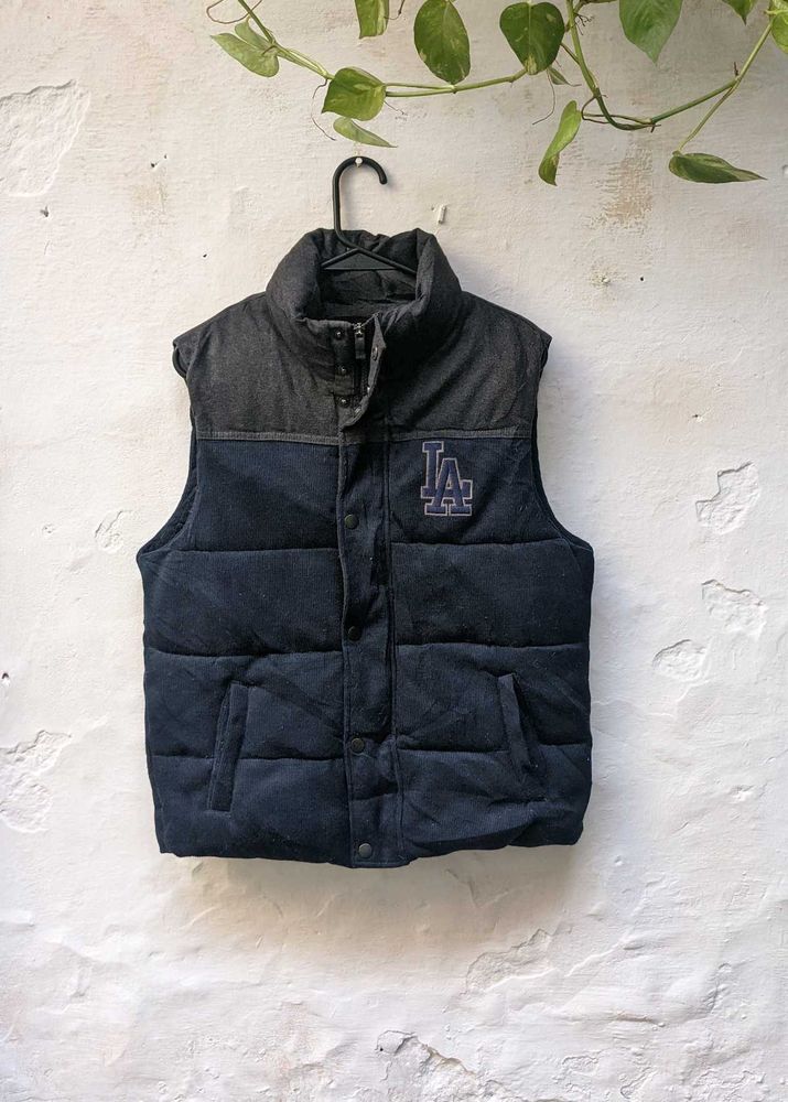 Navy Corduroy LA Vest