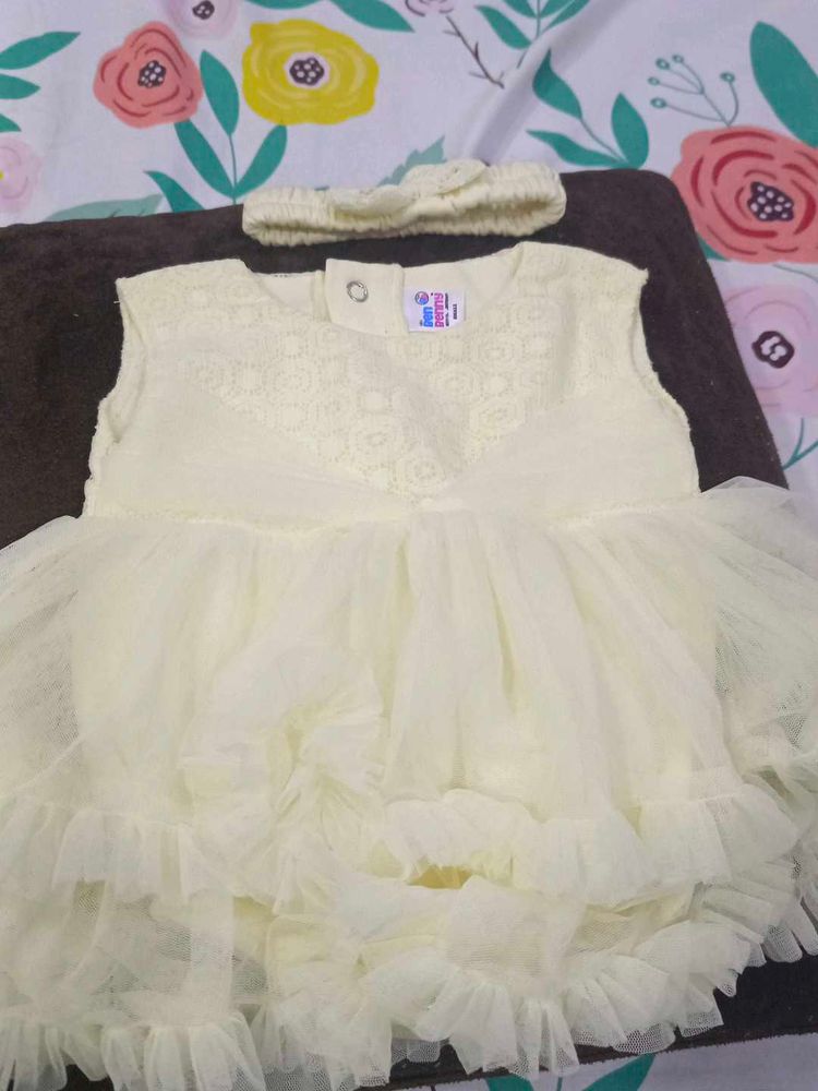 Cute Baby Dress &amp; Headband