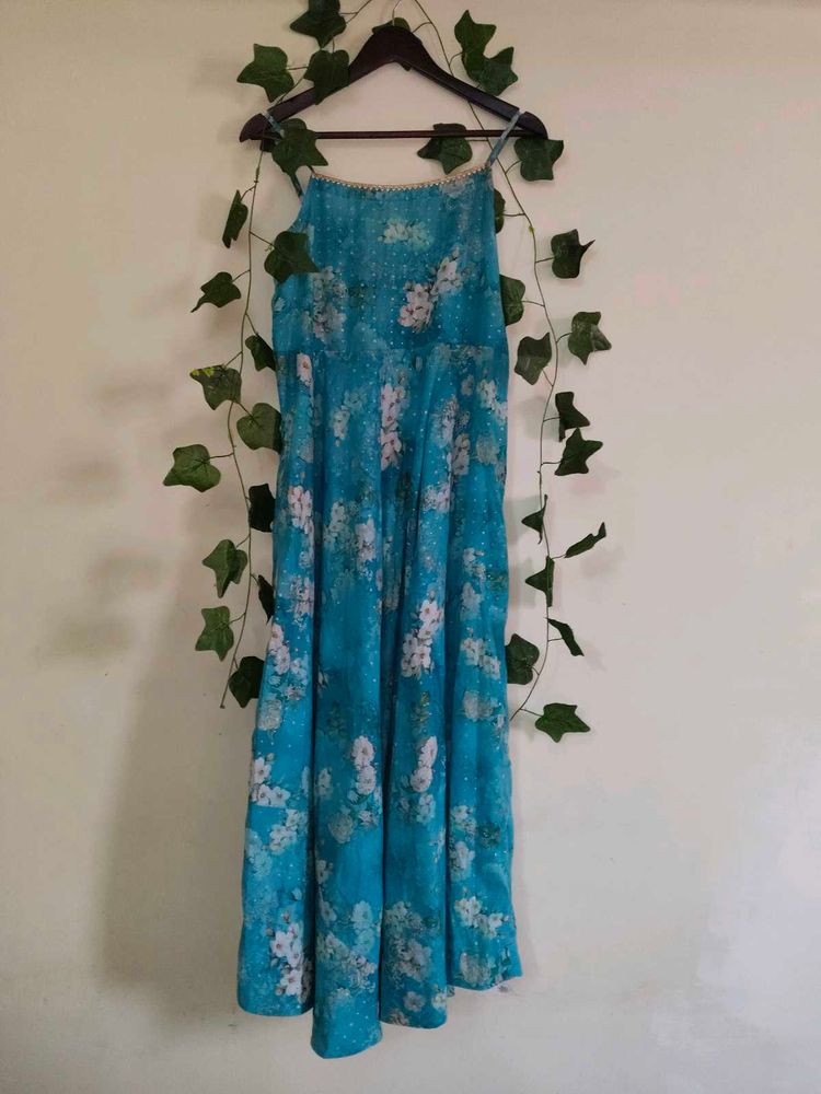 Floral Print Maxi Slip Dress