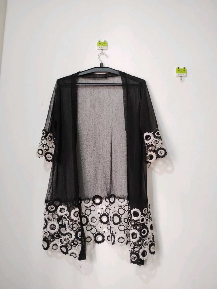 Beautiful Shrug With Embroidery Details