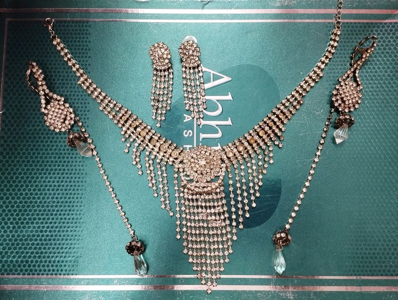 💥🎊 SALE OFFER🎊💥Silver Jewellery Set