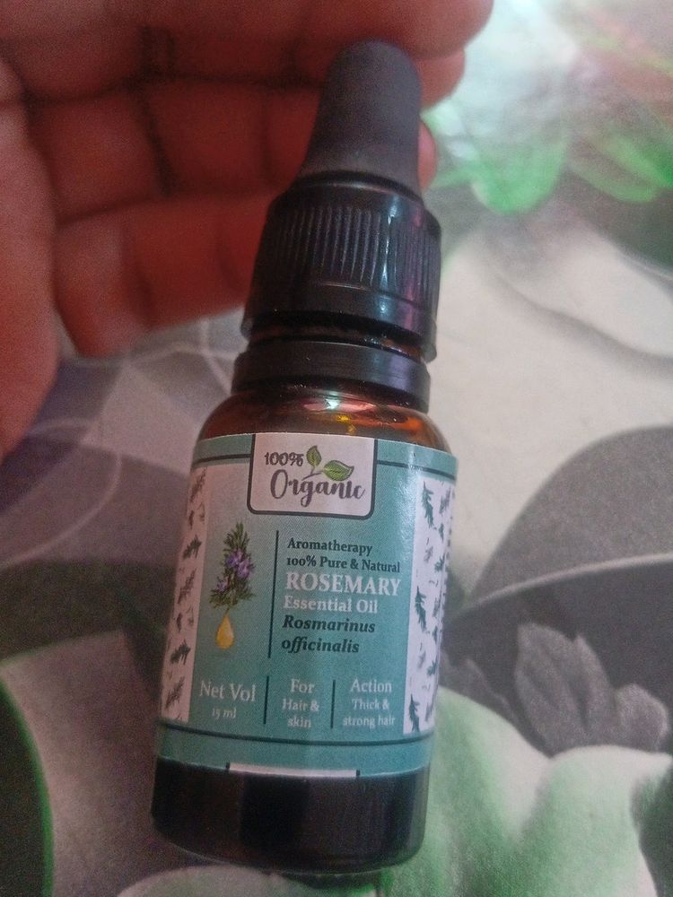100 % Organic Rosemary Essential Oil