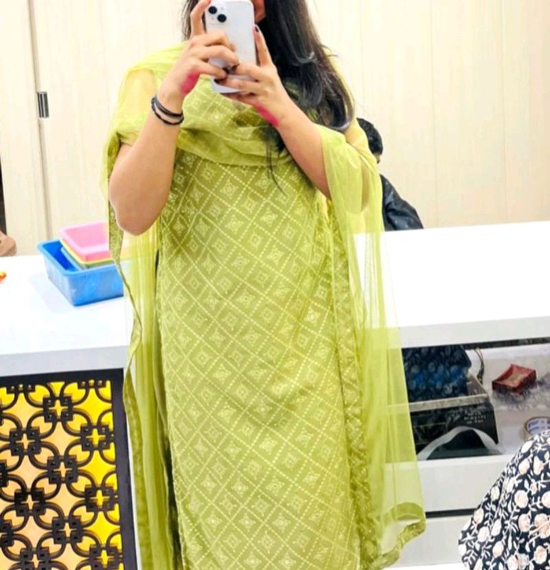 Libas Women Ethnic Kurta With Trousers &amp; Dupatta