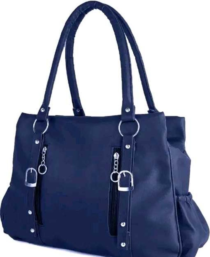 Voguish Stylish Women Handbags Black &amp; Blue Colour