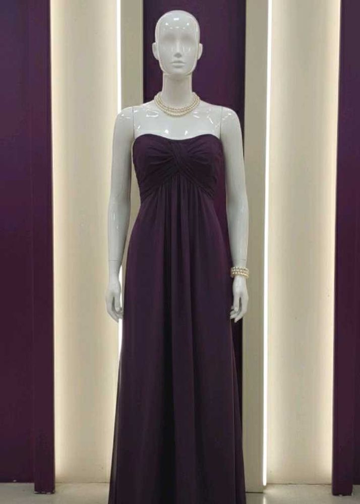 Elegant Purple Maxi Dress