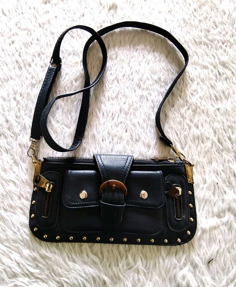Y2K Black Shoulder Bag