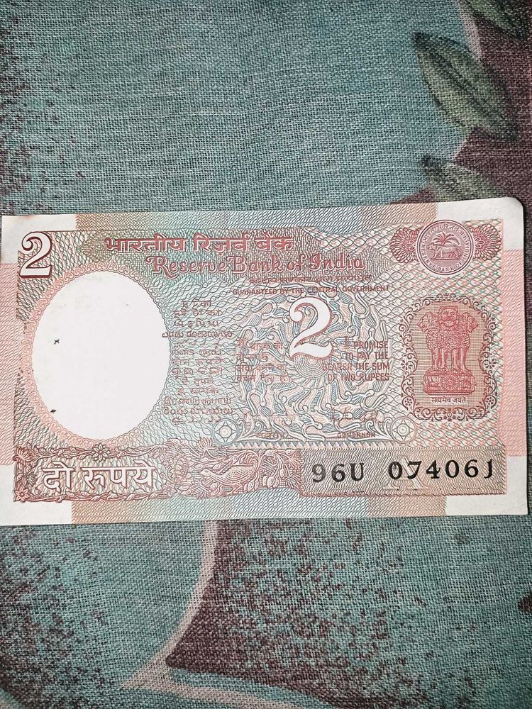 2 Rupee rare Note