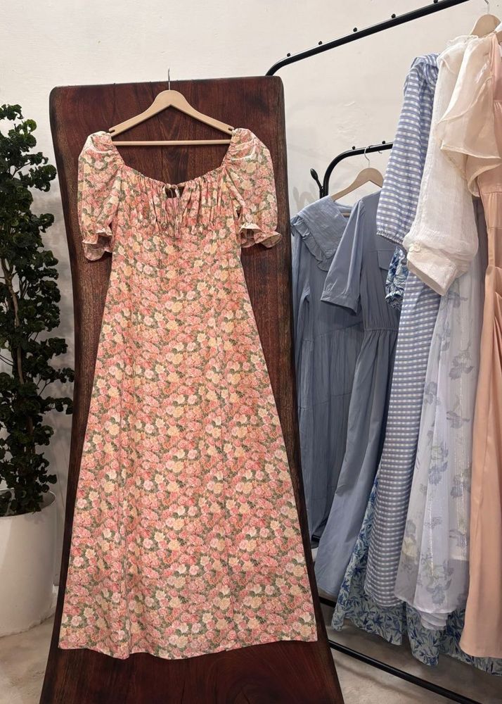 Floral Print Midi Dress