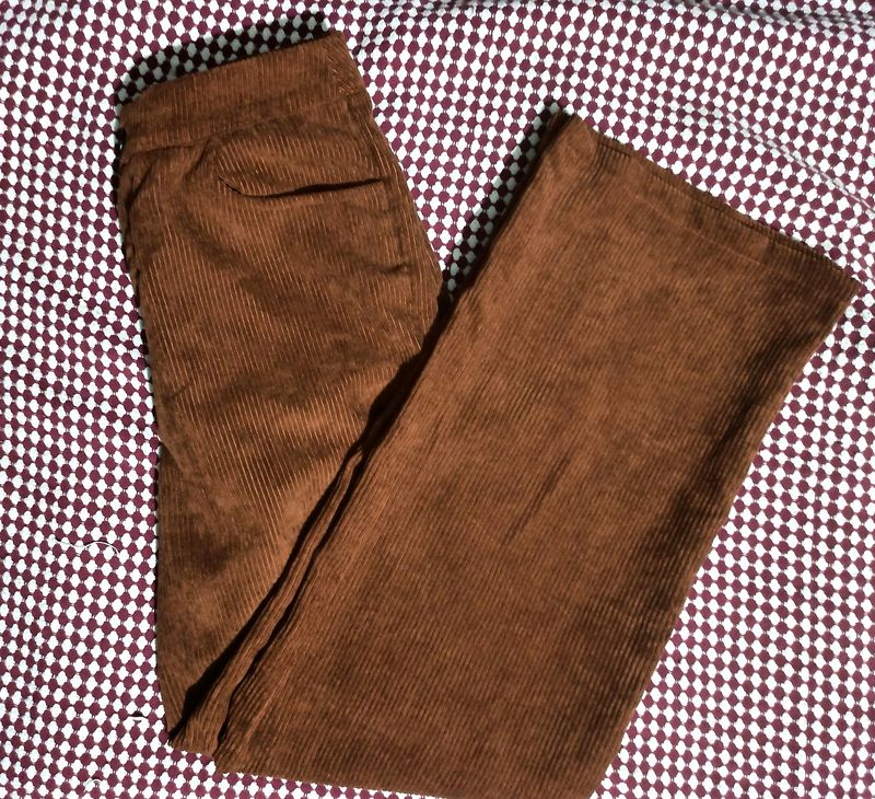 Brown Wide Leg Pant