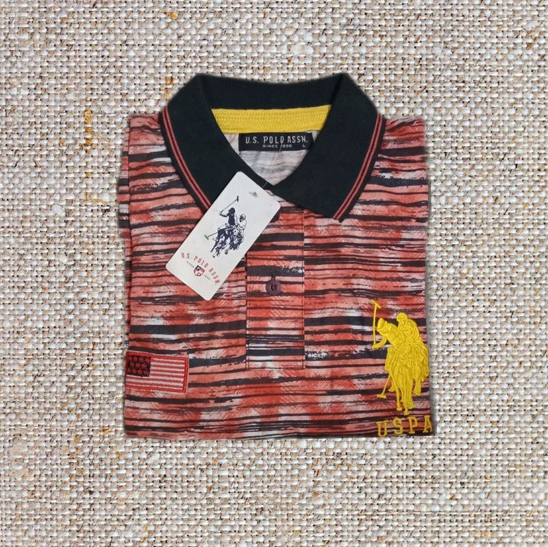 US Polo Men&#39;s Half Sleeve T Shirt