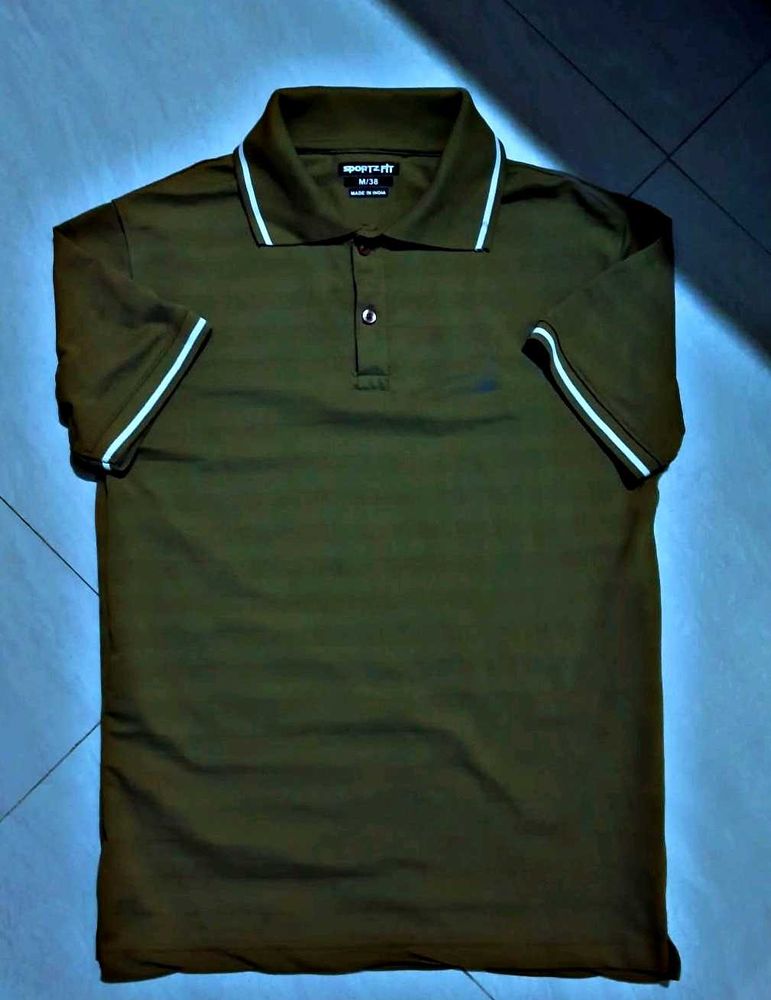 Olive Green Polo T-Shirt
