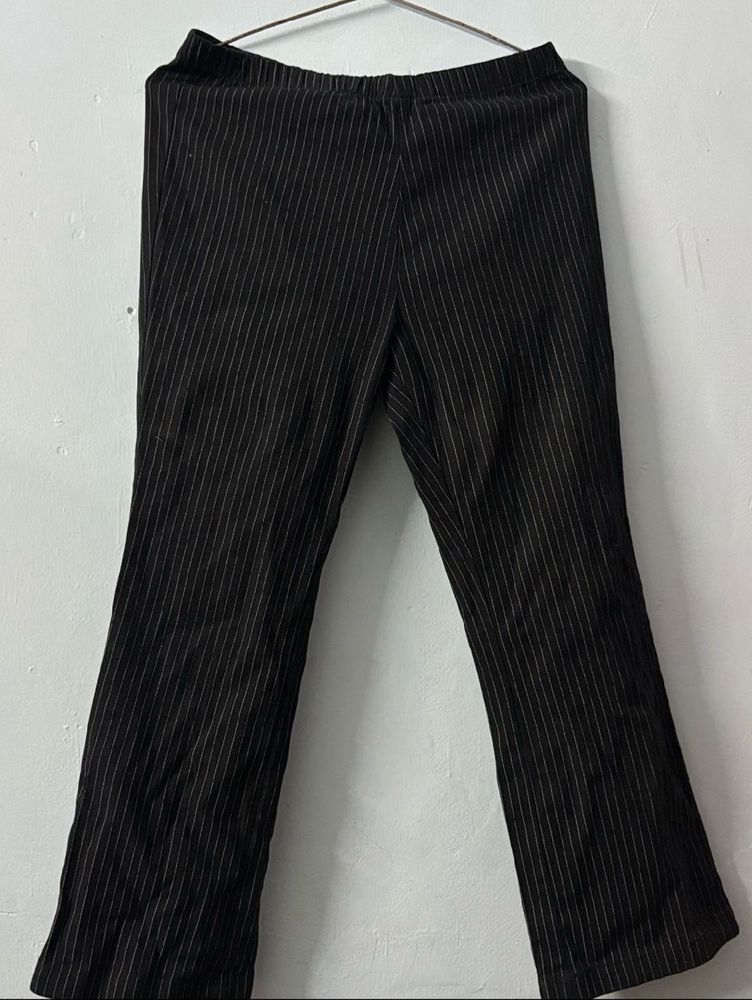 Striped Flared Pants