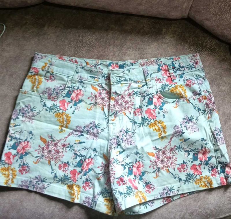 Floral Print Shorts