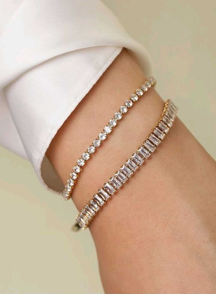 Crystal Cascade Tennis Bracelet