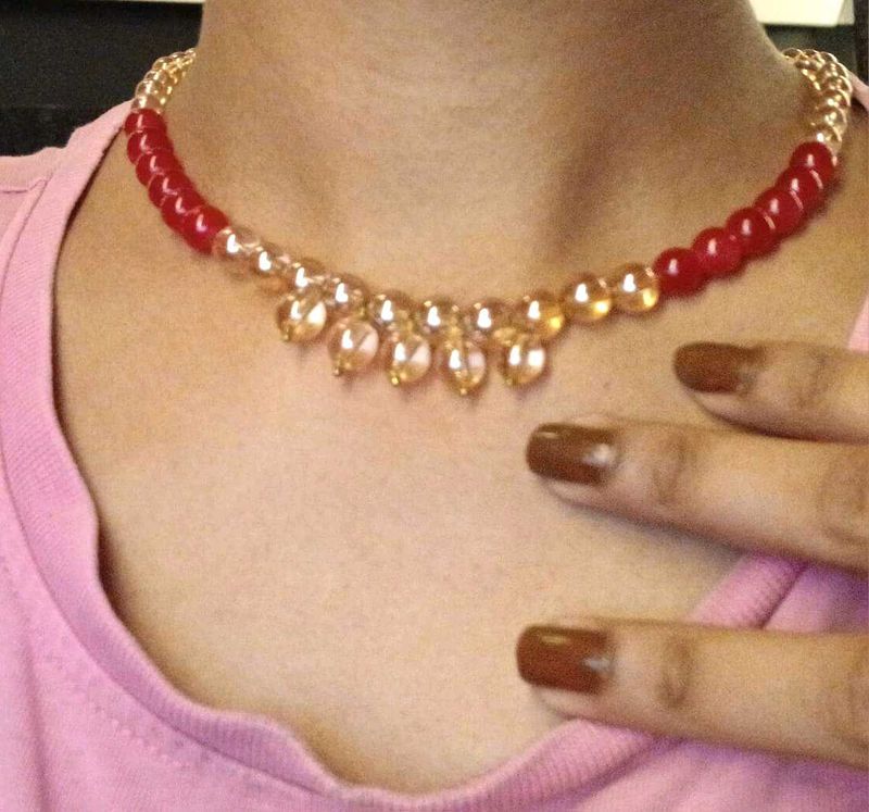 Royal Flame Statement Necklace❤️💛🧡