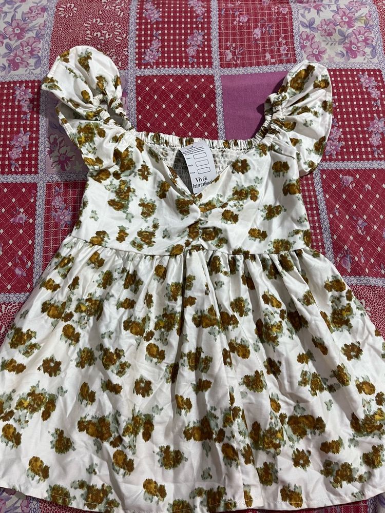 New Dress Top With Beautiful Pattern