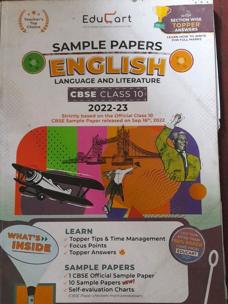 Educart English Sample Paper Class 10th