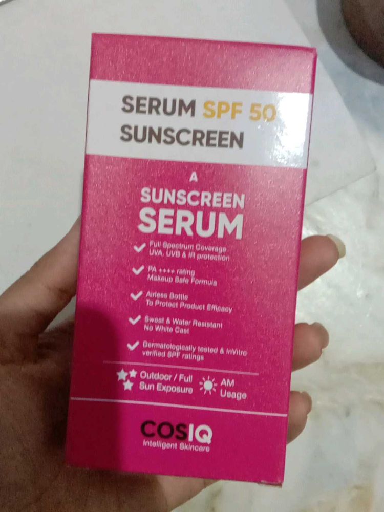 COSIQ Serum SPF 50 Sunscreen