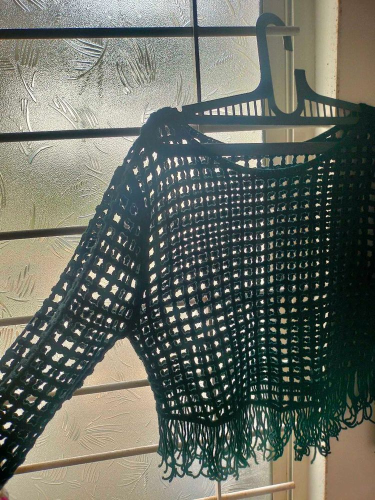 Crochet Fringe Top