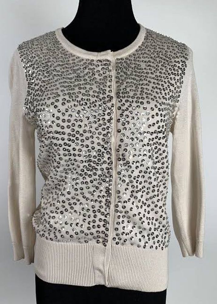 Sequin Embellished Cardigan