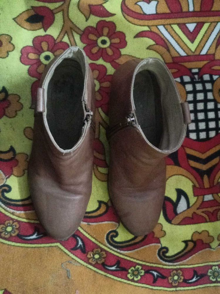 Leather Women Boots