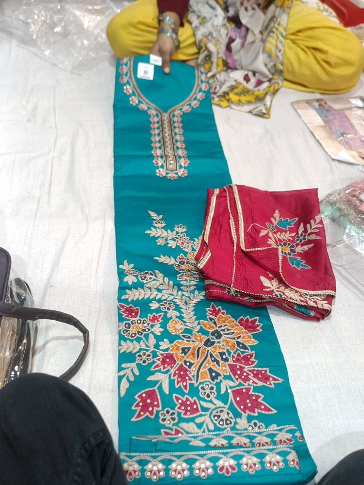 Elegant Unstitched Salwar Suit Material