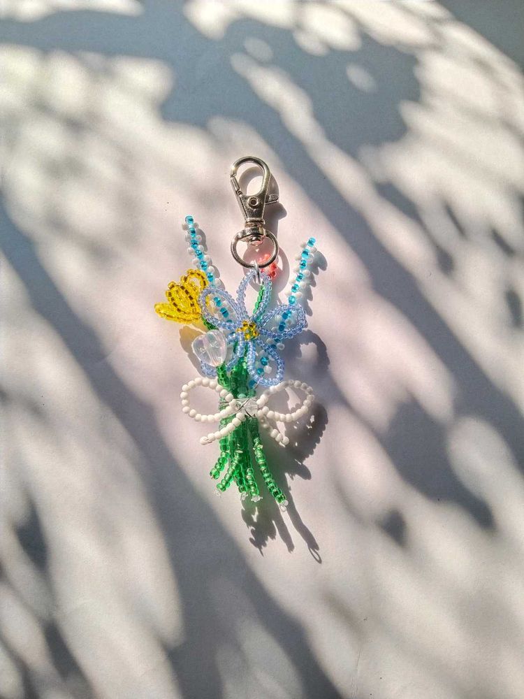 Flower Bouquet Keychain