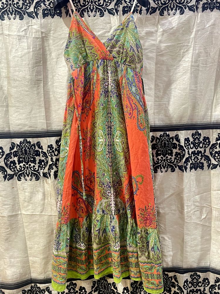 Paisley Y2K Printed Sundress