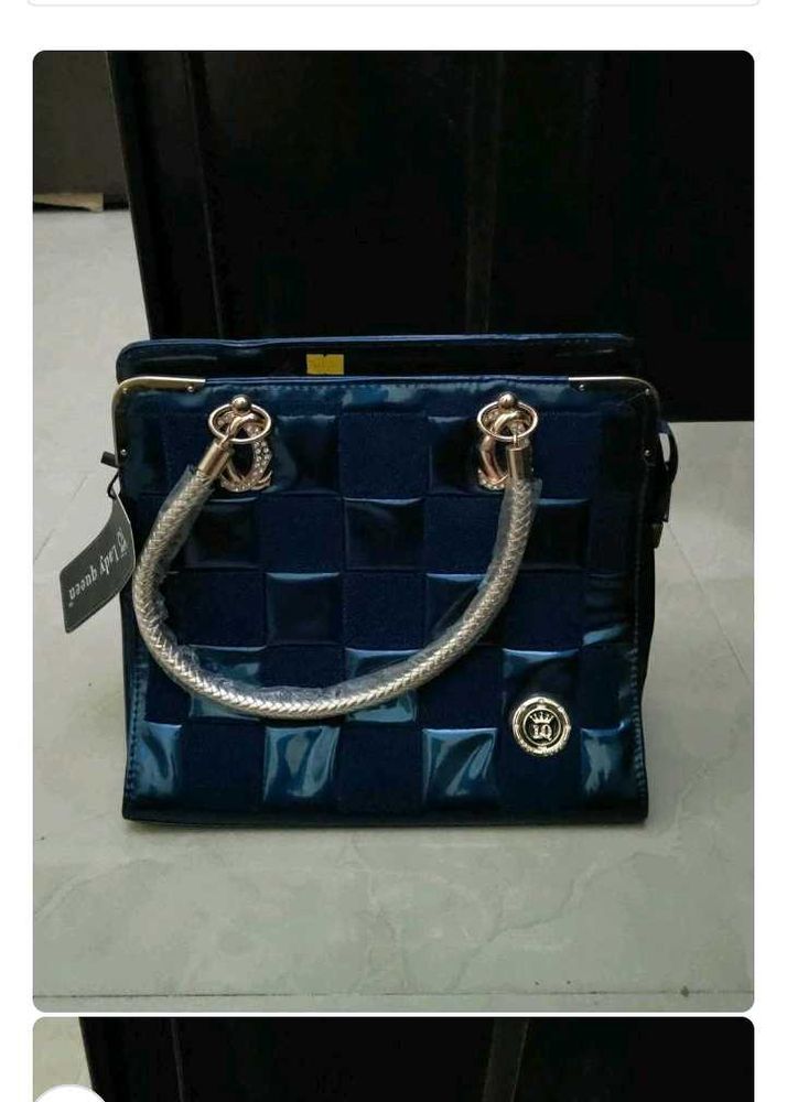 Blue Hand Bag New With Tag