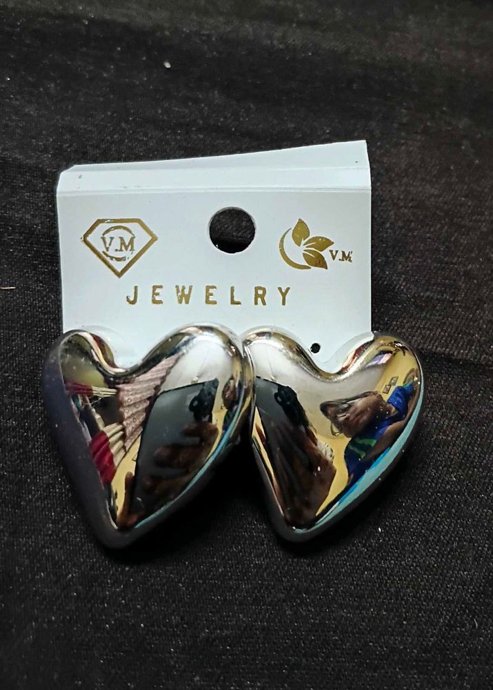 Heart Stud Earrings