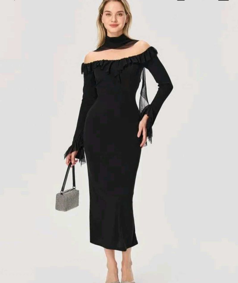 Trim Bodycon Dress