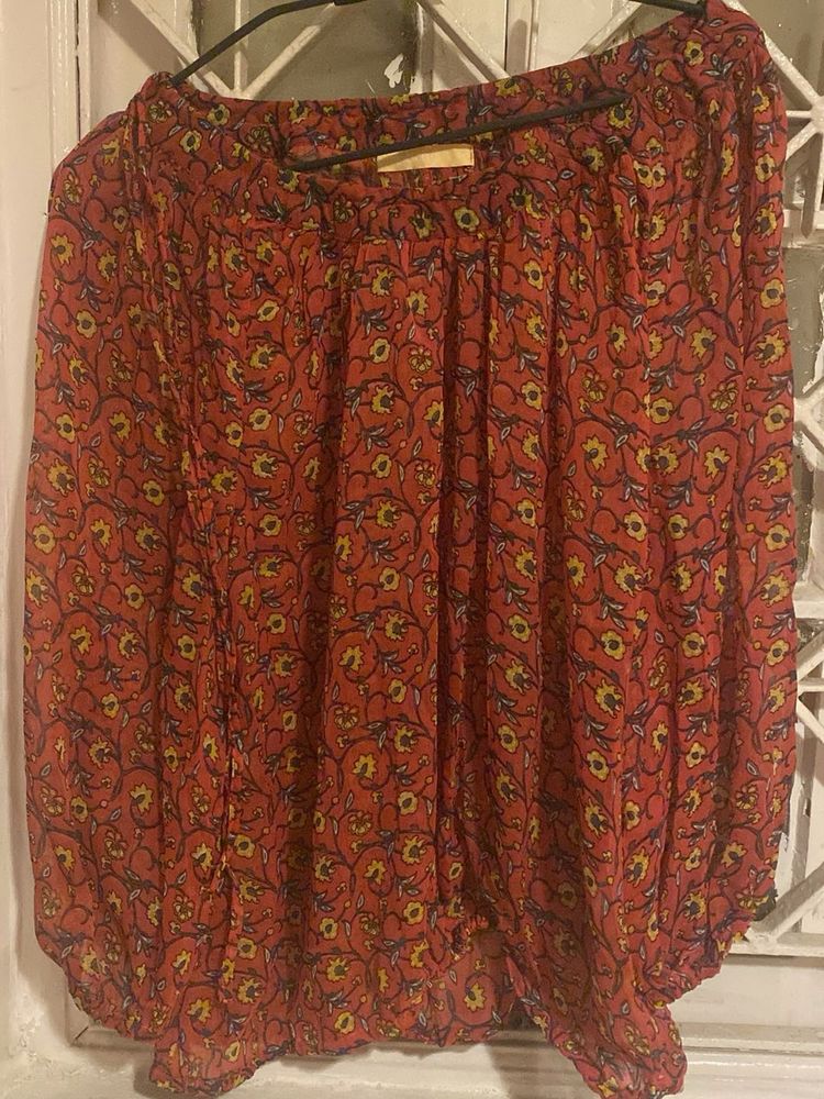 Floral Print Blouse